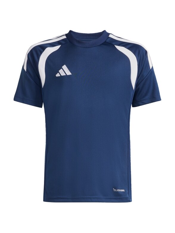 Adidas Tiro 26 League Jersey marškinėliai vaikams tamsiai mėlyni-balta KB1323 1 Adidas Tiro 26 League Jersey marškinėliai vaikams tamsiai mėlyni-balta KB1323 1