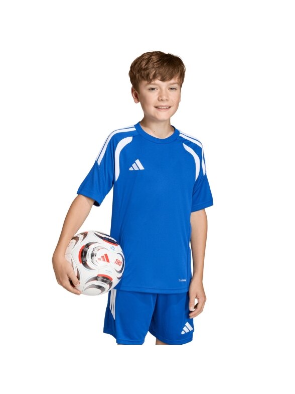 Adidas Tiro 26 League Jersey marškiniai vaikams mėlyni KB1314 Adidas Tiro 26 League Jersey marškiniai vaikams mėlyni KB1314