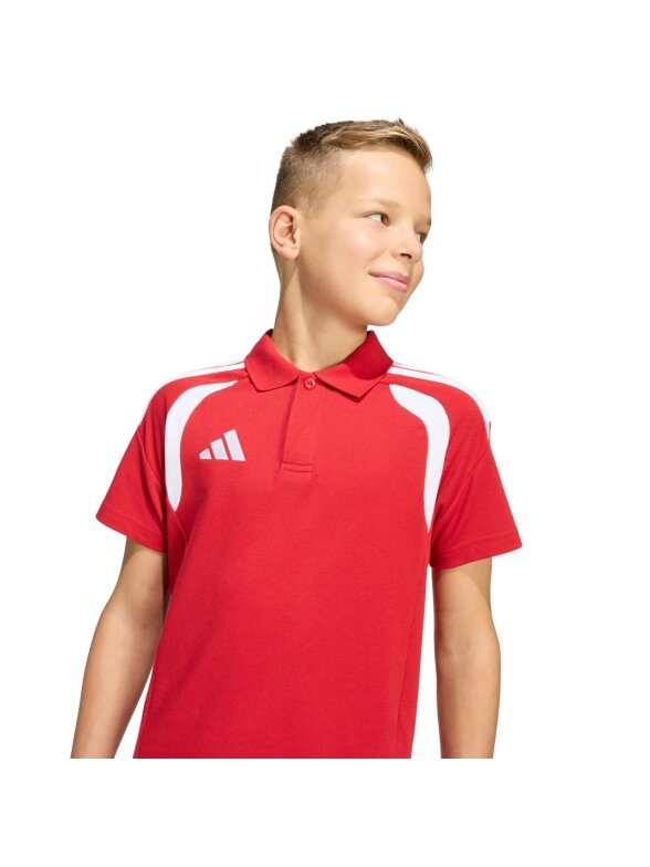 Adidas Tiro 26 League Polo marškinėliai vaikams raudoni KF3408 5 Adidas Tiro 26 League Polo marškinėliai vaikams raudoni KF3408 5