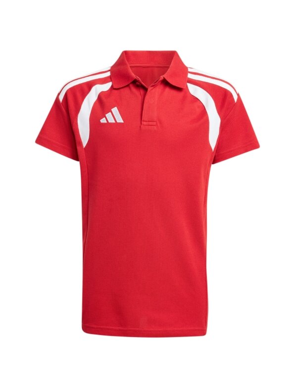 Adidas Tiro 26 League Polo marškinėliai vaikams raudoni KF3408 1 Adidas Tiro 26 League Polo marškinėliai vaikams raudoni KF3408 1