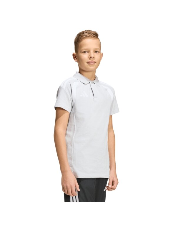 Adidas Tiro 26 League Polo marškinėliai vaikams pilki KF3405 3 Adidas Tiro 26 League Polo marškinėliai vaikams pilki KF3405 3
