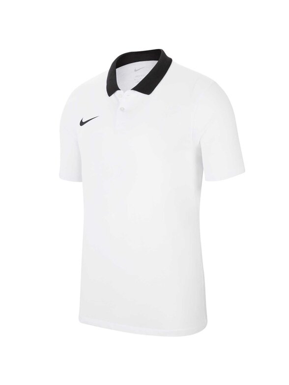 Nike DF Park 20 Polo SS vaikiški marškinėliai balti CW6935 100 Nike DF Park 20 Polo SS vaikiški marškinėliai balti CW6935 100