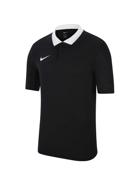 Nike DF Park 20 Polo SS vaikiški marškinėliai, juodi CW6935 010 Nike DF Park 20 Polo SS vaikiški marškinėliai, juodi CW6935 010