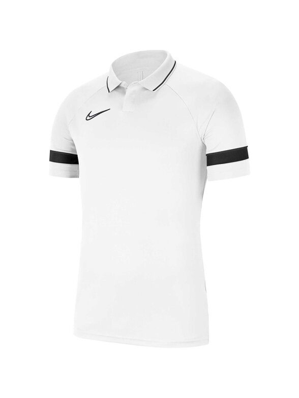 Nike Dri-FIT Academy 21 Polo SS vaikiški marškinėliai balti CW6106 100