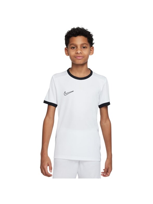 Nike Dri-Fit Academy 25 SS marškinėliai vaikams balti FZ9758 100 Nike Dri-Fit Academy 25 SS marškinėliai vaikams balti FZ9758 100