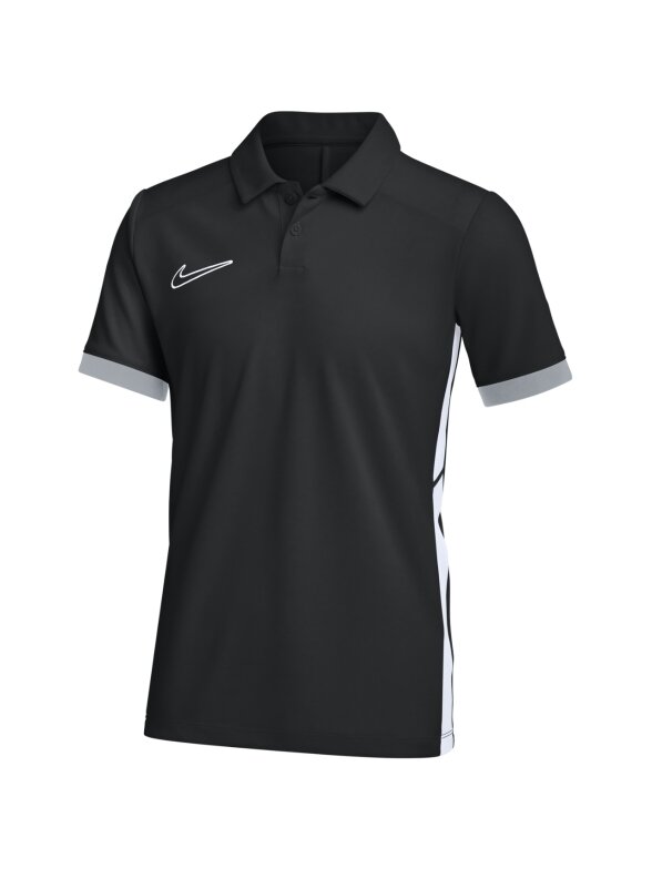 Nike Dri-Fit Academy 25 SS Polo poliesterinė marškinėliai vaikams juoda FZ9763 010