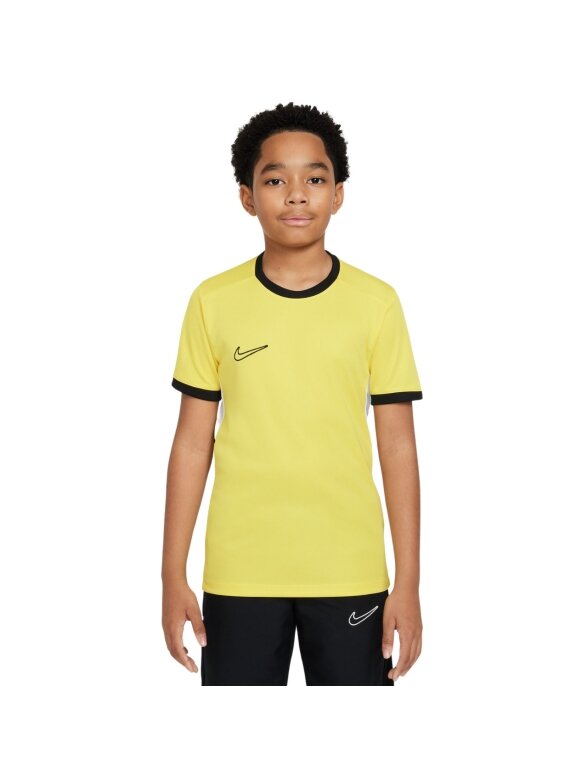 Nike Dri-Fit Academy 25 SS marškinėliai vaikams geltoni FZ9758 719 Nike Dri-Fit Academy 25 SS marškinėliai vaikams geltoni FZ9758 719