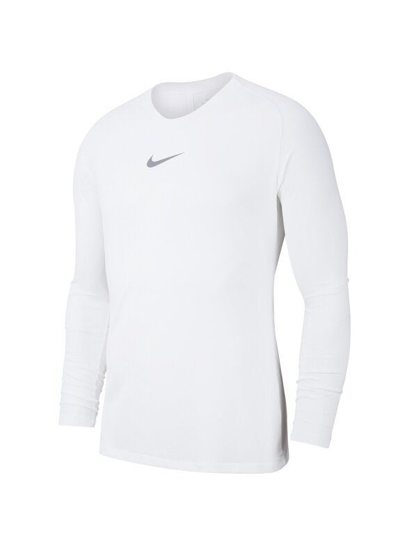 Nike Dry Park First Layer JSY LS Junior vaikiški marškinėliai balti AV2611 100 Nike Dry Park First Layer JSY LS Junior vaikiški marškinėliai balti AV2611 100