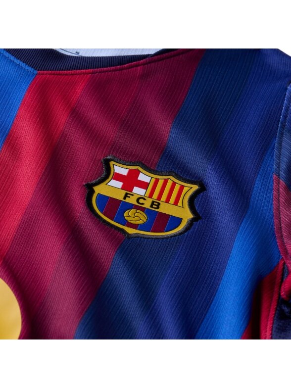 Nike vaikiški marškinėliai FC Barcelona 2026/27 Stadium Home, bordo-mėlyni, II1624 683 7
