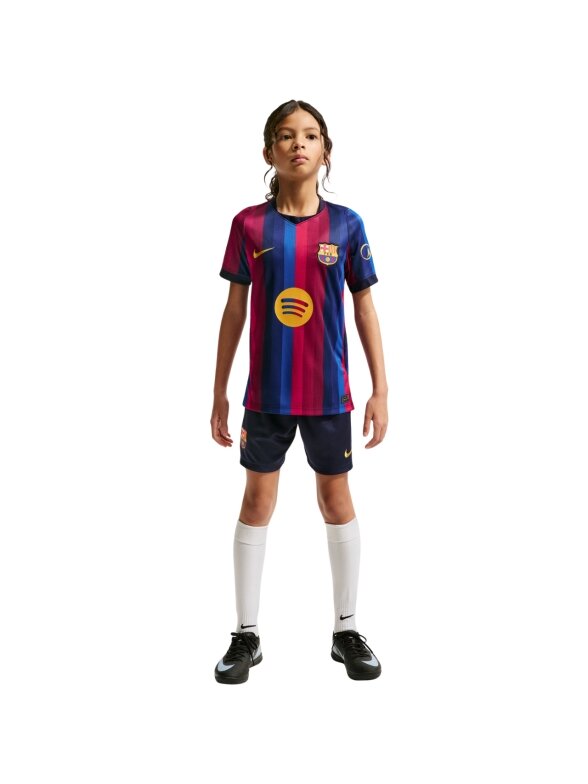 Nike vaikiški marškinėliai FC Barcelona 2026/27 Stadium Home, bordo-mėlyni, II1624 683 9