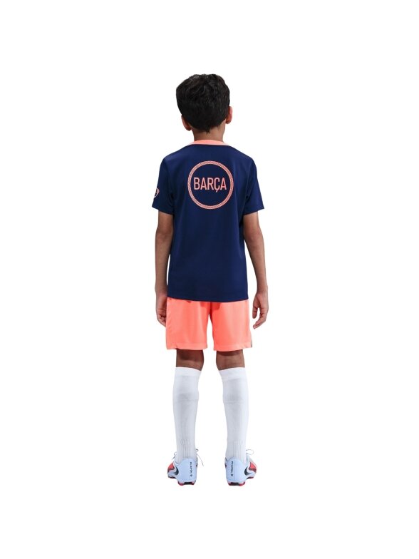 Nike FC Barcelona Academy Pro vaikiški marškinėliai, tamsiai mėlynos ir oranžinės spalvos HM4185 411 6