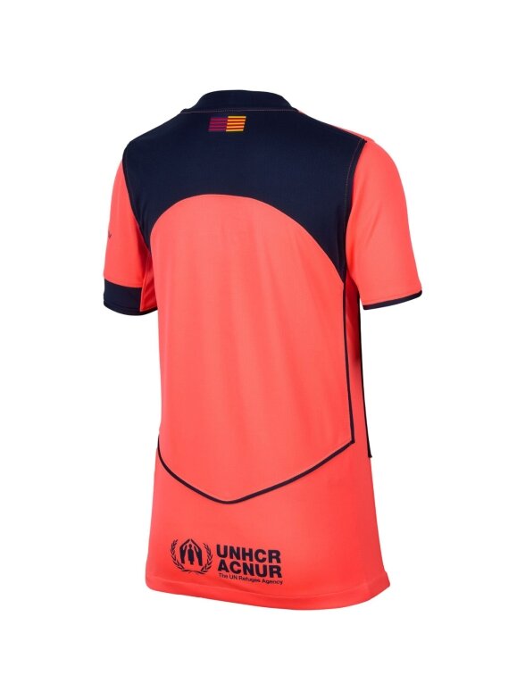 Nike FC Barcelona Stadium 2025/26 marškinėliai vaikams oranžiniai HM4122 855 2