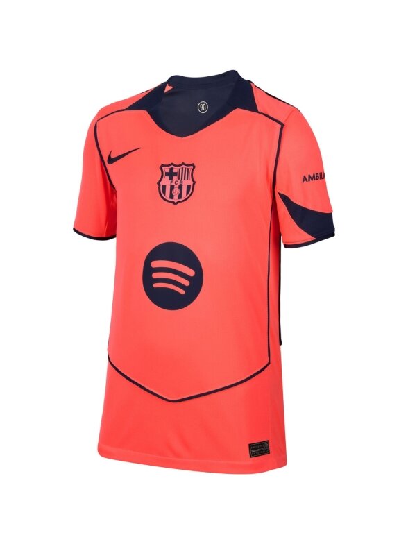 Nike FC Barcelona Stadium 2025/26 marškinėliai vaikams oranžiniai HM4122 855 1