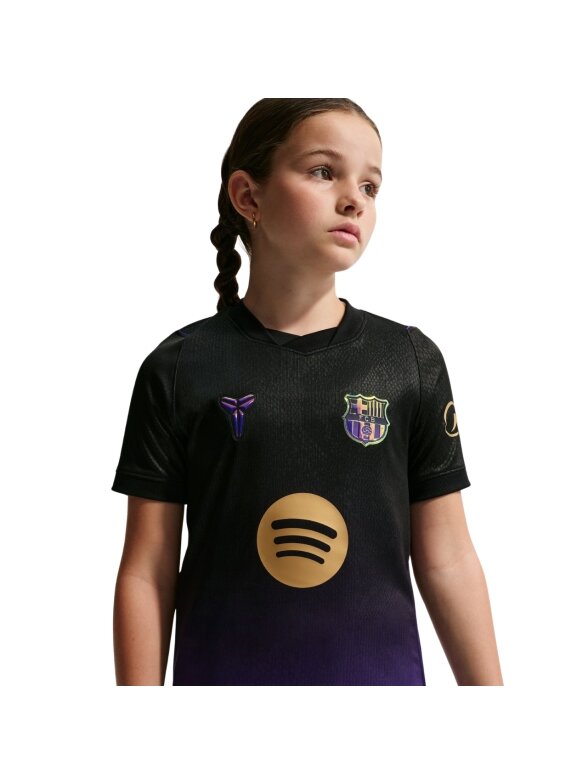 Nike FC Barcelona Stadium Away 2026/27 vaikiški marškinėliai, violetiniai-juodi, II1674 505 3 Nike FC Barcelona Stadium Away 2026/27 vaikiški marškinėliai, violetiniai-juodi, II1674 505 3