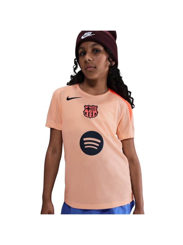 Nike FC Barcelona Strike Third vaikiški marškinėliai oranžiniai HM4443 808 2 Nike FC Barcelona Strike Third vaikiški marškinėliai oranžiniai HM4443 808 2