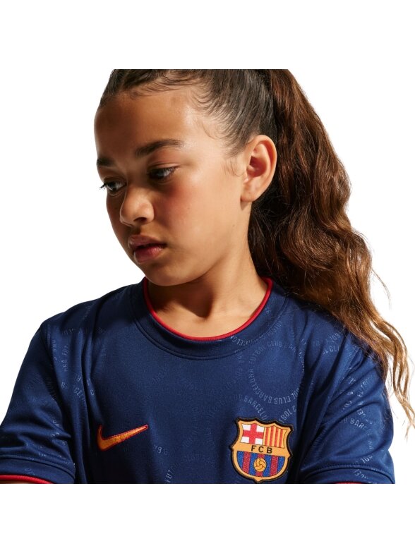 Nike vaikiški marškinėliai FC Barcelona Third, tamsiai mėlyni, II6713 498 2 Nike vaikiški marškinėliai FC Barcelona Third, tamsiai mėlyni, II6713 498 2