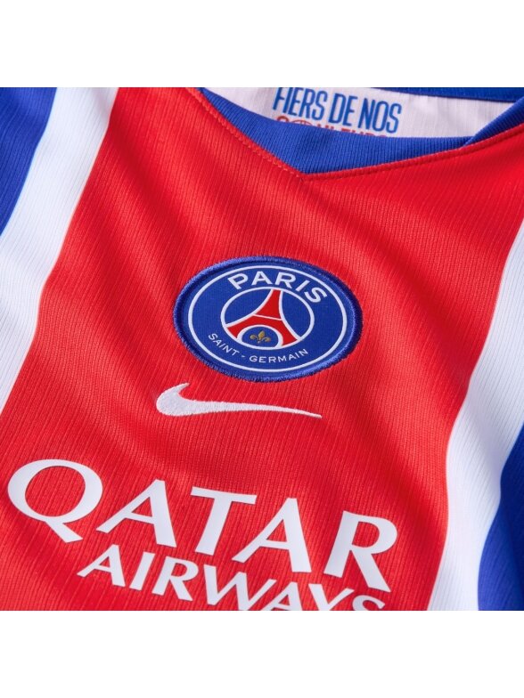 Nike Paris Saint-Germain 2026/27 Stadium Home vaikiški marškinėliai, mėlyni-raudoni, II1644 417 6