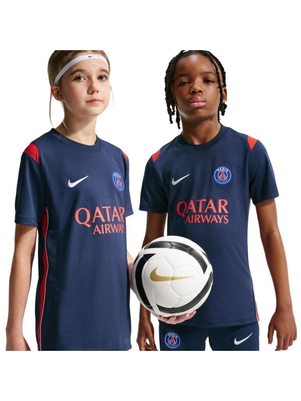 Nike vaikiški marškinėliai Paris Saint-Germain Academy Pro, tamsiai mėlyni, II1664 410 Nike vaikiški marškinėliai Paris Saint-Germain Academy Pro, tamsiai mėlyni, II1664 410