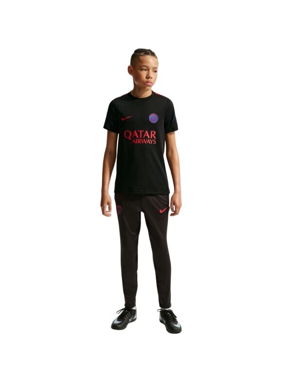 Nike Paris Saint-Germain Strike vaikiški marškinėliai, juodi, II2659 010 4 Nike Paris Saint-Germain Strike vaikiški marškinėliai, juodi, II2659 010 4
