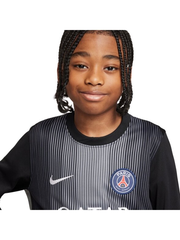 Nike PSG Goalkeeper Stadium 2025/26 vaikams juoda HJ5267 010 4 Nike PSG Goalkeeper Stadium 2025/26 vaikams juoda HJ5267 010 4
