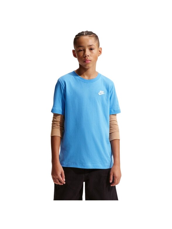 Nike Sportswear marškinėliai vaikams šviesiai mėlyni FZ5177 412