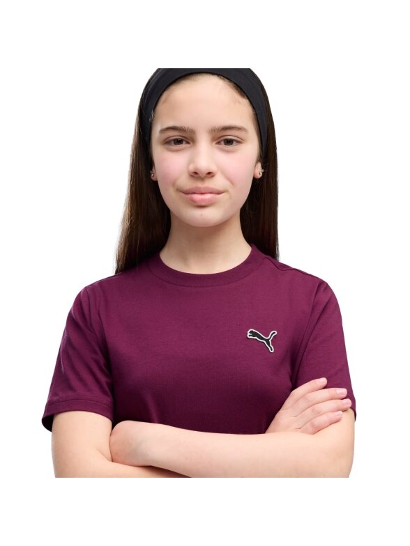 Vaikiški marškinėliai Puma Cls Badge Cat Tee violetinė 694700 41 3 Vaikiški marškinėliai Puma Cls Badge Cat Tee violetinė 694700 41 3