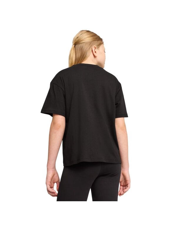 Vaikiški marškinėliai Puma Ess Centered Cat Logo Boxy Tee juoda 685131 01 3 Vaikiški marškinėliai Puma Ess Centered Cat Logo Boxy Tee juoda 685131 01 3