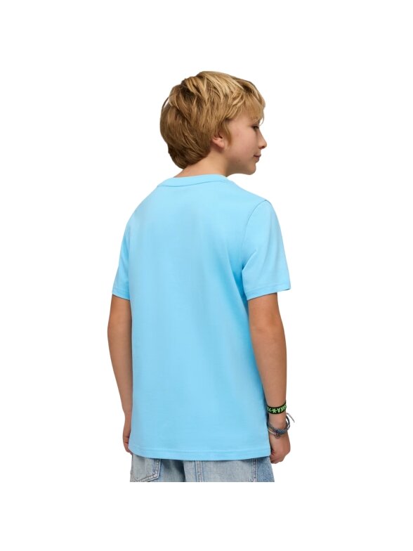 Puma ESS Small No.1 Logo Centered Tee marškinėliai vaikams mėlyni 692975 45 3 Puma ESS Small No.1 Logo Centered Tee marškinėliai vaikams mėlyni 692975 45 3