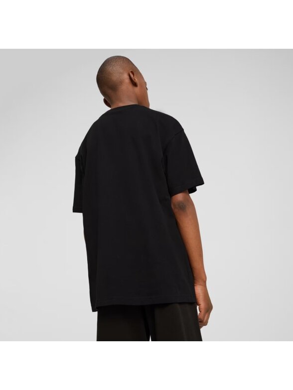 Puma ESS Small No.1 Logo Relaxed Tee marškinėliai vaikams juodi 3