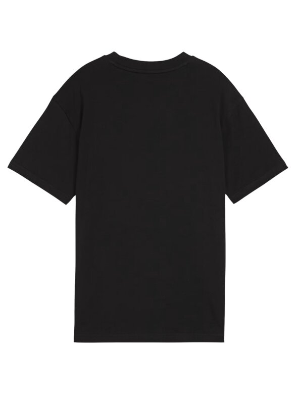 Puma ESS Small No.1 Logo Relaxed Tee marškinėliai vaikams juodi 1