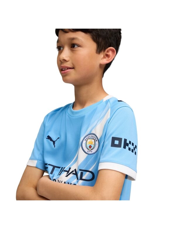 Puma vaikiška Manchester City MCFC namų rungtynių apranga mėlyna 780341 01 5 Puma vaikiška Manchester City MCFC namų rungtynių apranga mėlyna 780341 01 5