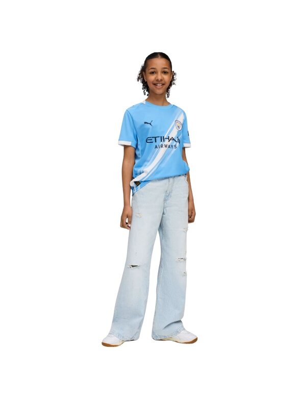 Puma vaikiška Manchester City MCFC namų rungtynių apranga mėlyna 780341 01 6 Puma vaikiška Manchester City MCFC namų rungtynių apranga mėlyna 780341 01 6