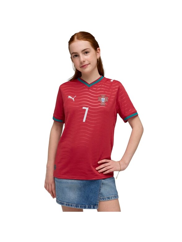 Puma vaikams Portugalija FPF Home Jersey Replica 788144 77 marškinėliai Puma vaikams Portugalija FPF Home Jersey Replica 788144 77 marškinėliai