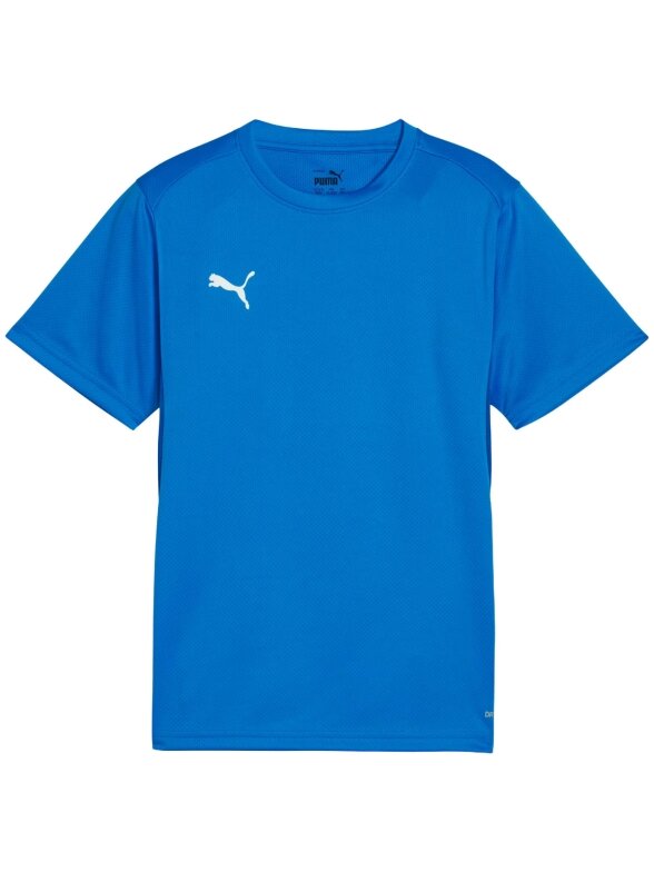 Puma TeamGoal Jersey vaikiška marškiniai mėlyni 658637 02 Puma TeamGoal Jersey vaikiška marškiniai mėlyni 658637 02
