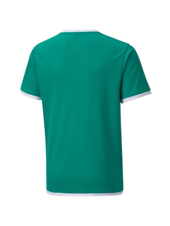 Puma teamLIGA Jersey vaikiški marškinėliai žali 704925 05 1