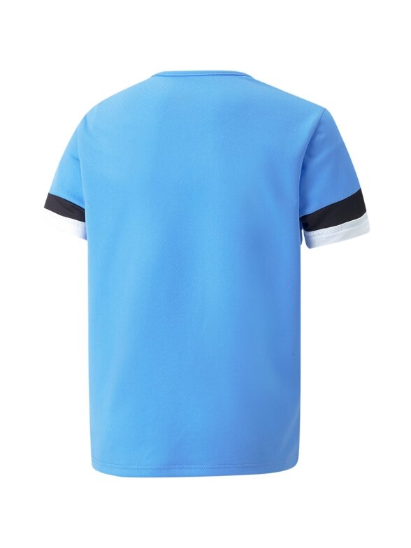 Puma teamRISE Jersey Jr vaikiški marškinėliai, mėlyni 704938 18 1 Puma teamRISE Jersey Jr vaikiški marškinėliai, mėlyni 704938 18 1