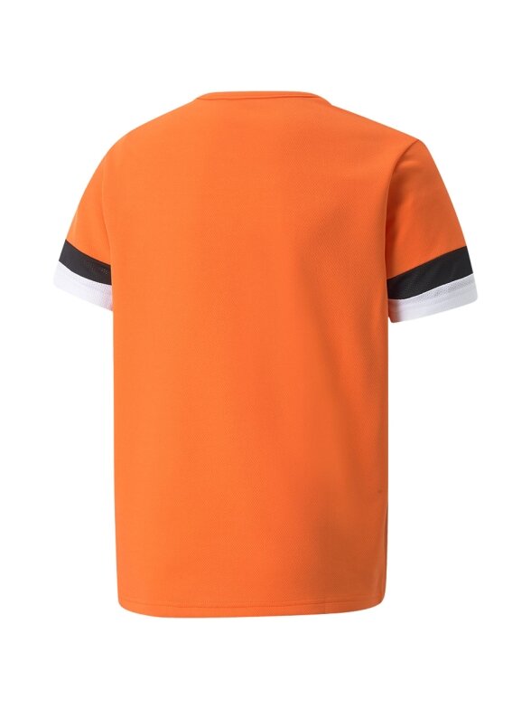 Puma teamRISE Jersey Jr vaikiški marškinėliai oranžiniai 704938 08 1 Puma teamRISE Jersey Jr vaikiški marškinėliai oranžiniai 704938 08 1