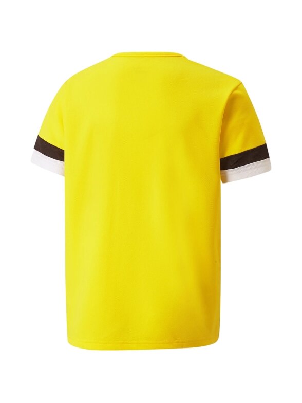 Puma teamRISE Jersey Jr vaikiški marškinėliai geltoni 704938 07 1 Puma teamRISE Jersey Jr vaikiški marškinėliai geltoni 704938 07 1
