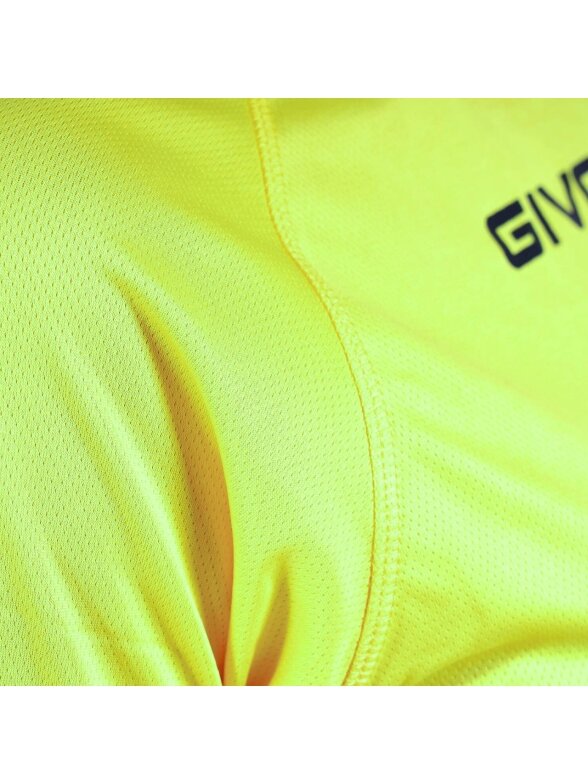 Givova One marškinėliai geltoni fluo MAC01 0019 3 Givova One marškinėliai geltoni fluo MAC01 0019 3