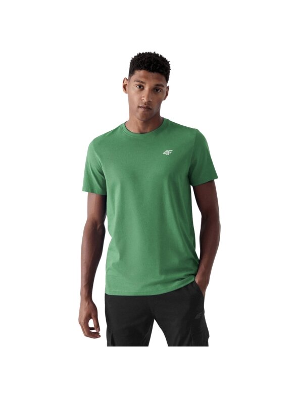 Vyriški marškinėliai 4F M4481 3 pak. smėlio spalvos, žalia, juoda 4FWSS26TTSHM4481 92S 2
