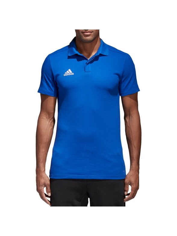 Adidas vyriška polo marškinėliai Condivo 18 Cotton mėlyni CF4375 2 Adidas vyriška polo marškinėliai Condivo 18 Cotton mėlyni CF4375 2