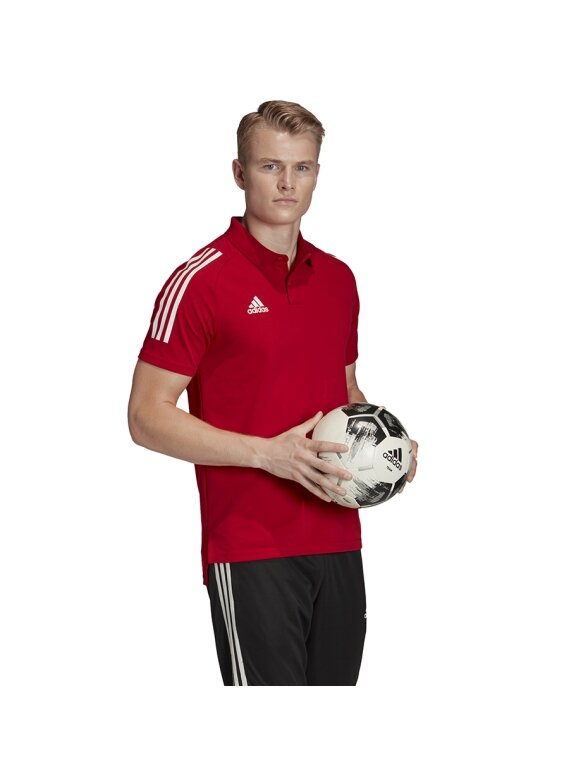 Vyriški marškinėliai adidas Condivo 20 Polo raudonos ir baltos spalvos ED9235 2 Vyriški marškinėliai adidas Condivo 20 Polo raudonos ir baltos spalvos ED9235 2