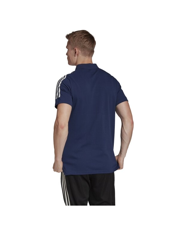 Adidas Condivo 20 Polo vyriški marškinėliai, tamsiai mėlynos ir baltos spalvos ED9245 6