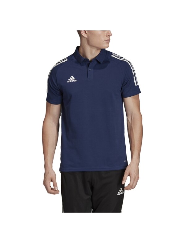Adidas Condivo 20 Polo vyriški marškinėliai, tamsiai mėlynos ir baltos spalvos ED9245 8 Adidas Condivo 20 Polo vyriški marškinėliai, tamsiai mėlynos ir baltos spalvos ED9245 8