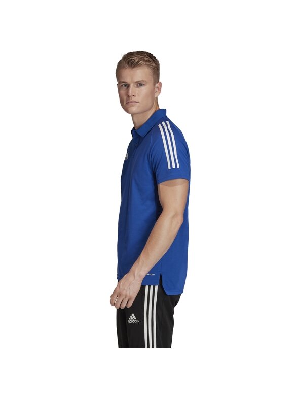 Adidas Condivo 20 Polo vyriški marškinėliai mėlynos ir baltos spalvos ED9237 4