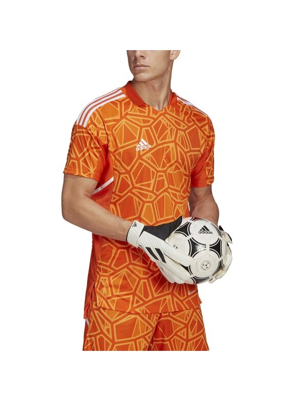 „Adidas Condivo 22“ vartininko marškinėliai trumpomis rankovėmis, oranžiniai marškinėliai HB1621 3 „Adidas Condivo 22“ vartininko marškinėliai trumpomis rankovėmis, oranžiniai marškinėliai HB1621 3