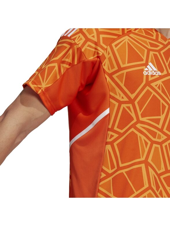 „Adidas Condivo 22“ vartininko marškinėliai trumpomis rankovėmis, oranžiniai marškinėliai HB1621 5 „Adidas Condivo 22“ vartininko marškinėliai trumpomis rankovėmis, oranžiniai marškinėliai HB1621 5