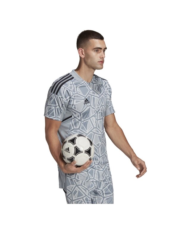 „Adidas Condivo 22“ vartininko marškinėliai trumpomis rankovėmis vyriški marškinėliai, pilki HB1622 2