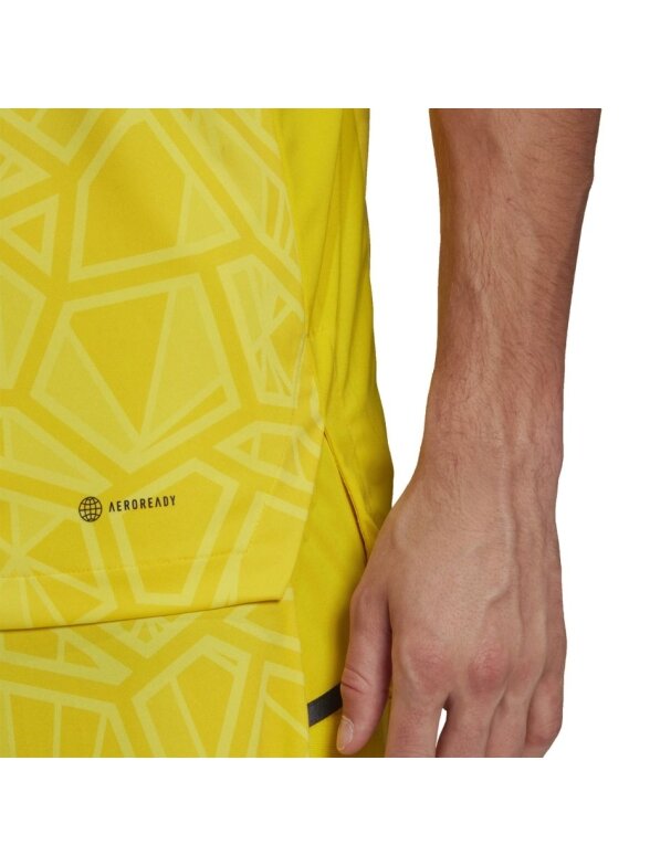 Adidas Condivo 22 Vartininko megztinis trumpomis rankovėmis vyriški marškinėliai, geltoni HF0138 6 Adidas Condivo 22 Vartininko megztinis trumpomis rankovėmis vyriški marškinėliai, geltoni HF0138 6