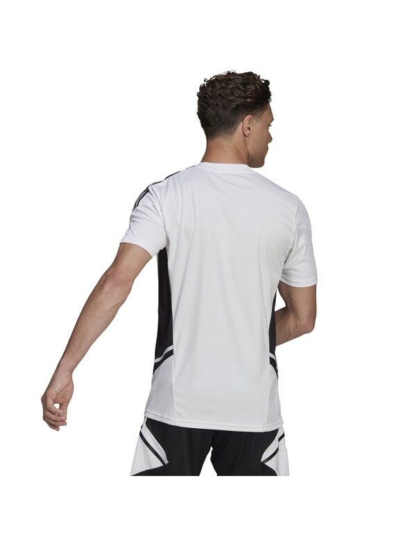 Vyriški marškinėliai Adidas Condivo 22 Jersey V formos iškirptė balta ir juoda HA6290 3 Vyriški marškinėliai Adidas Condivo 22 Jersey V formos iškirptė balta ir juoda HA6290 3